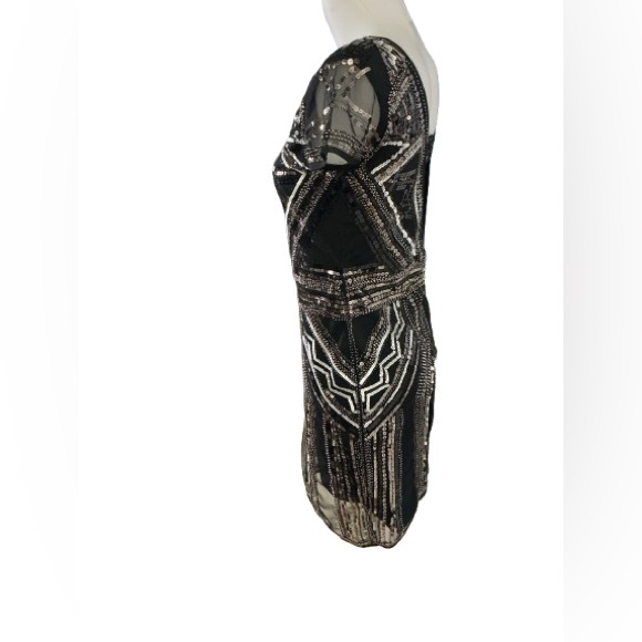 Boohoo Boutique Sequin Cap Sleeve Shift Party Mini Dress Size 8 - Picture 8 of 11